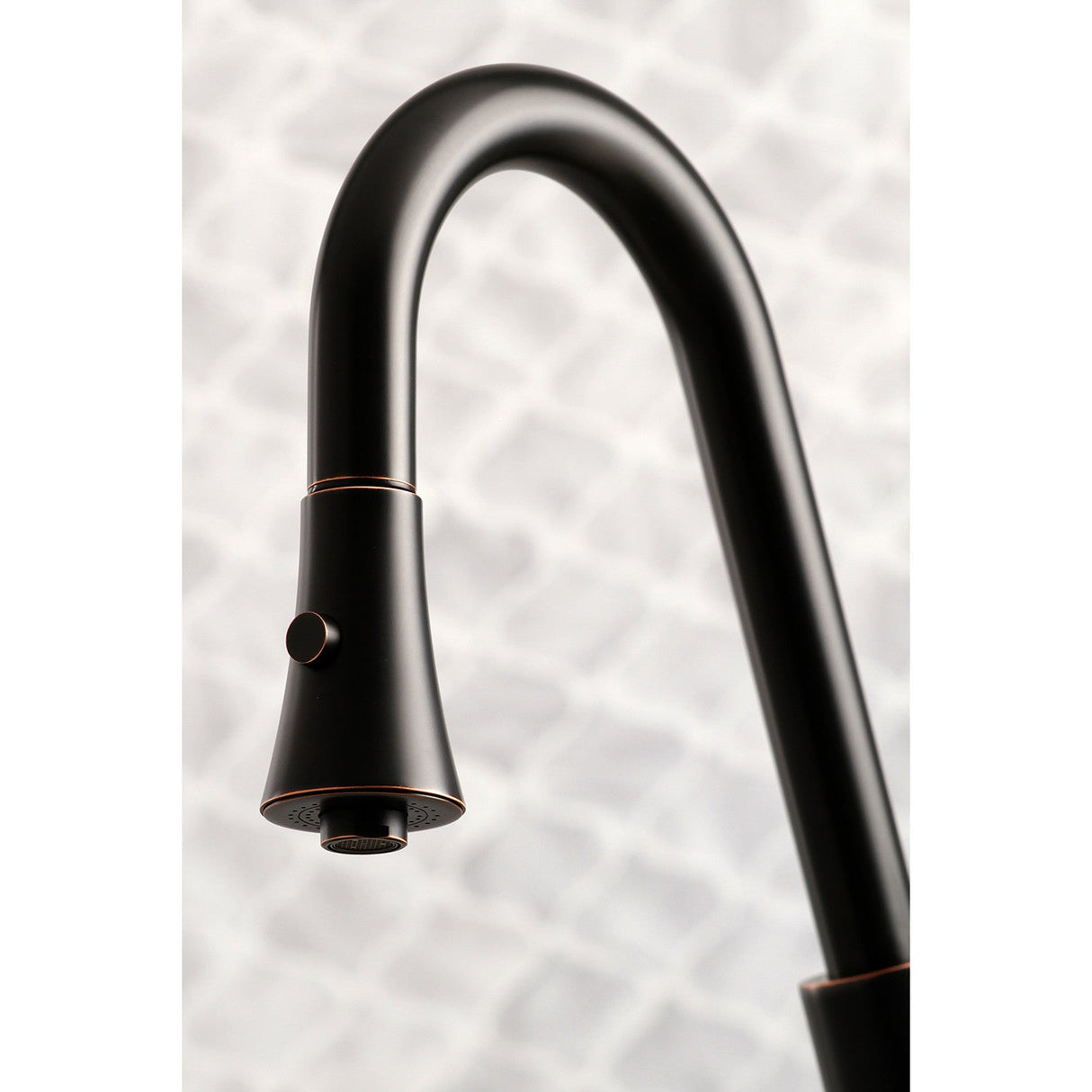 Continental LS8726CTL Single-Handle 1-Hole Deck Mount Pull-Down Sprayer Kitchen Faucet, Naples Bronze