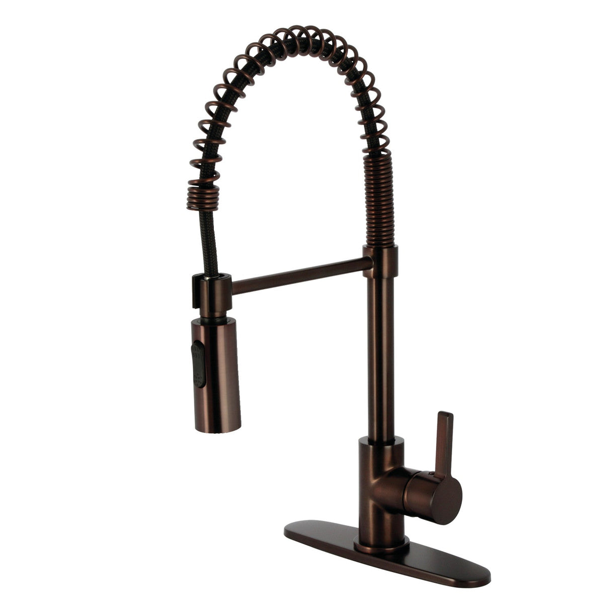 Continental LS8775CTL Single-Handle 1-Hole Deck Mount Pre-Rinse Kitchen Faucet, Oil Rubbed Bronze