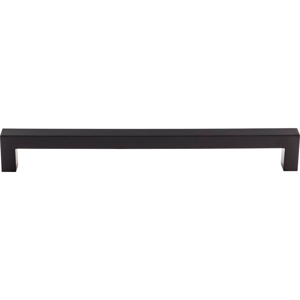 Top Knobs TK165 Square Bar Appliance Pull 18 Inch - Flat Black