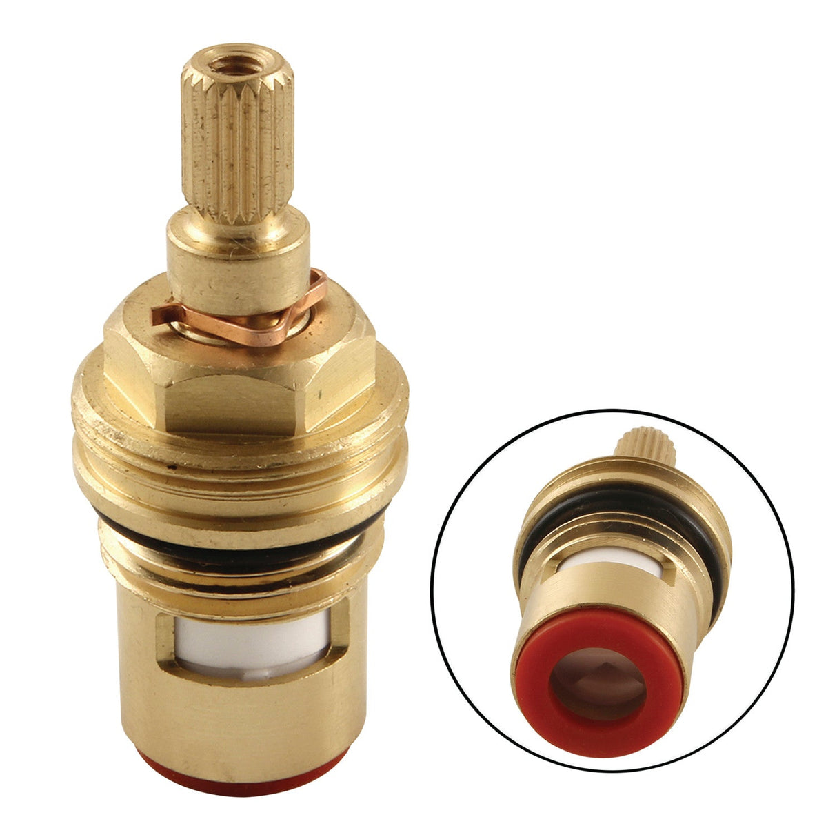 LSRP8500C Ceramic Disc Cartridge, 3/8" x 24PT (1 Piece), Raw