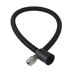 LSSPRHOSE200 20-Inch Braided Pull Down Kitchen Faucet Spray Hose, Matte Black