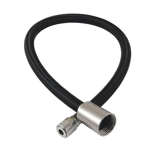 LSSPRHOSE208 20-Inch Braided Pull Down Kitchen Faucet Spray Hose, Brushed Nickel