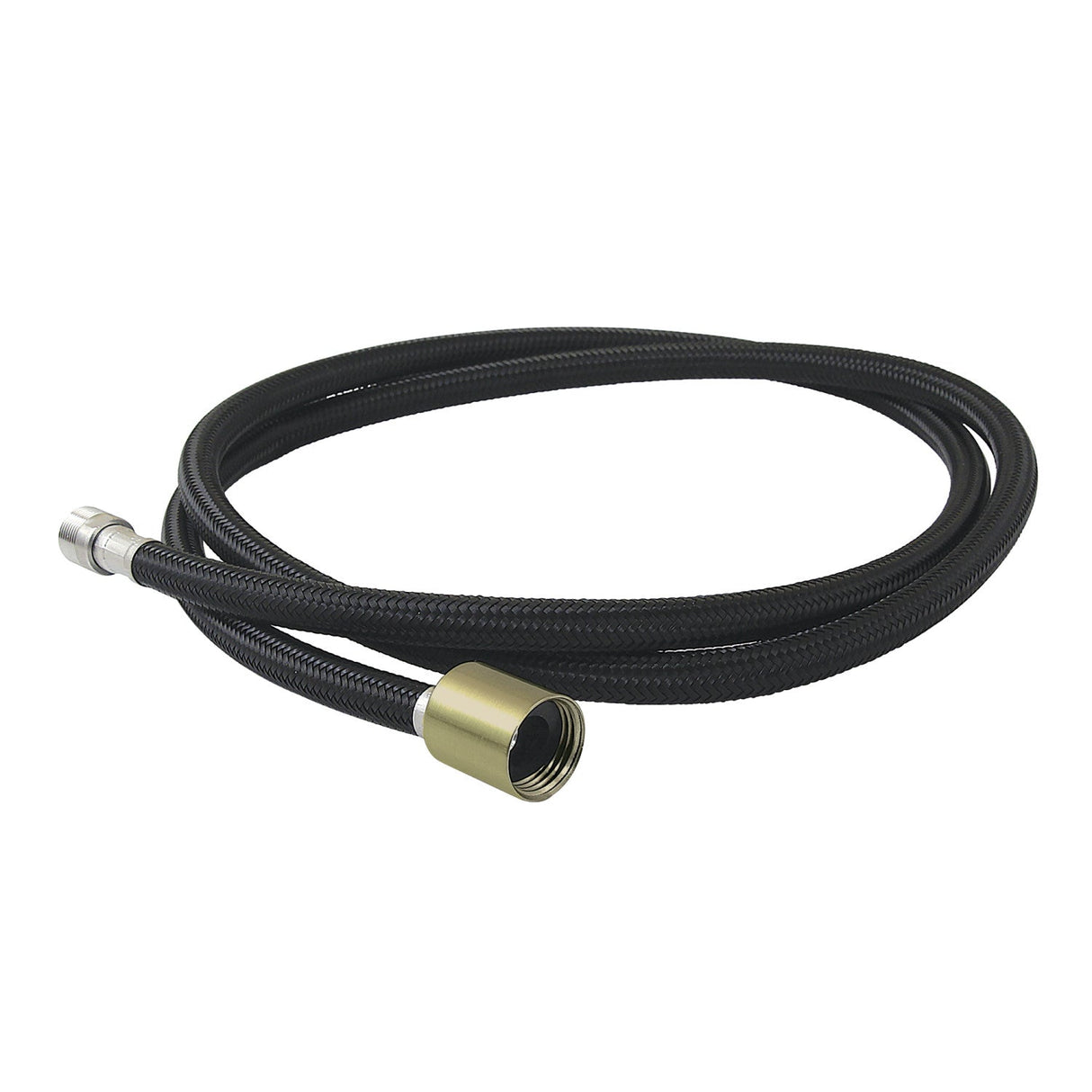 LSSPRHOSE593AB 59-Inch Braided Pull Down Kitchen Faucet Spray Hose, Antique Brass