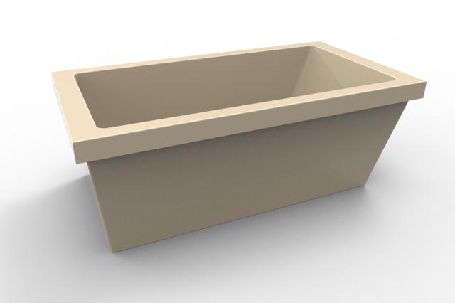 Hydro Systems LUC7236ATO-BON LUCY, FREESTANDING TUB ONLY 72X36 - -BONE