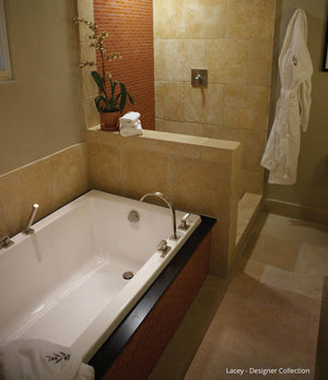 Hydro Systems LAC6030AWP-BON LACEY 6030 AC W/WHIRLPOOL SYSTEM-BONE