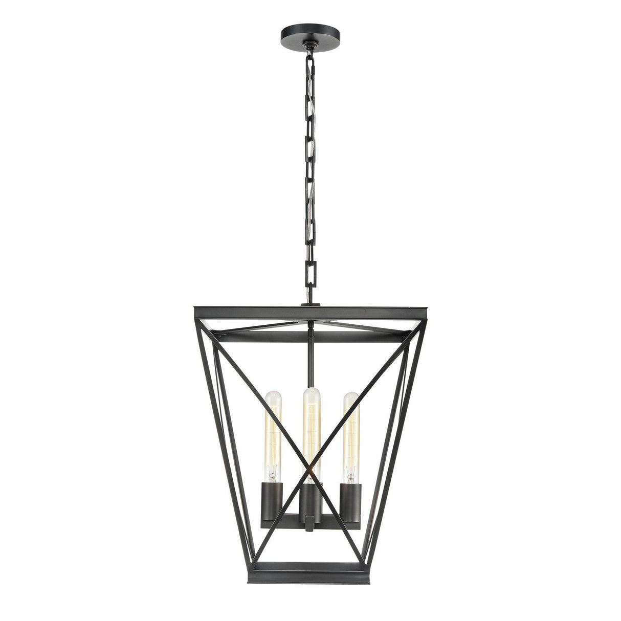 Alora PD309616UB LATTICE PENDANT 4 LIGHT URBAN BRONZE