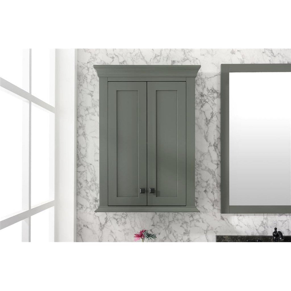 Legion Furniture 24" PEWTER GREEN TOILET TOPPER CABINET WLF2224-PG-TT