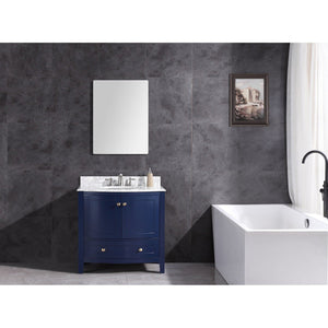 Legion Furniture 36" BLUE BATHROOM VANITY-PVC WT9309-36-B-PVC