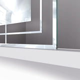 DreamLine Linea Mira 34 in. W x 72 in. H Single Panel Frameless Shower Screen in Polished Stainless Steel