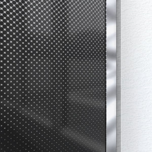 DreamLine Linea Ombre 34 in. W x 72 in. H Single Panel Frameless Shower Screen in Chrome