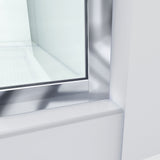 DreamLine Linea Two Adjacent Frameless Shower Screens 34 in. W x 72 in. H each, Open Entry Design in Oil Rubbed Bronze