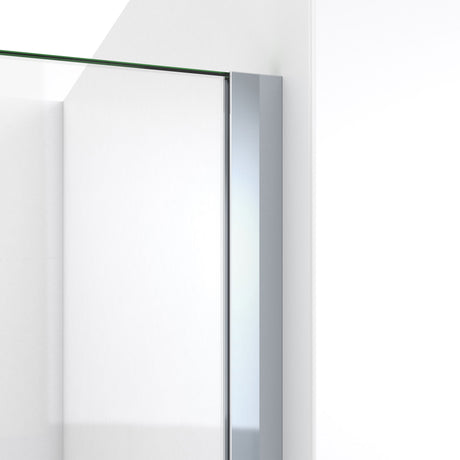 DreamLine Linea 34 in. W x 72 in. H Frameless Shower Screen in Chrome