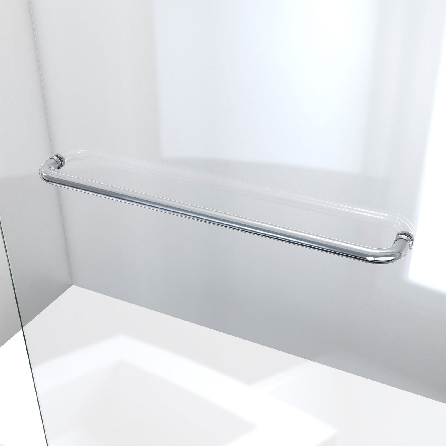 DreamLine Linea 34 in. W x 72 in. H Frameless Shower Screen in Chrome