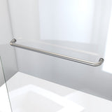 DreamLine Linea 34 in. W x 72 in. H Frameless Shower Screen in Brushed Nickel