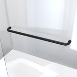 DreamLine Linea 34 in. W x 72 in. H Frameless Shower Screen in Satin Black