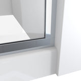 DreamLine Linea 34 in. W x 72 in. H Frameless Shower Screen in Chrome