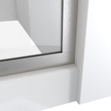 DreamLine Linea 34 in. W x 72 in. H Frameless Shower Screen in Brushed Nickel