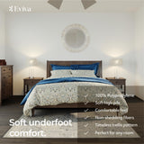 Eviva Venus 5' x 7' Geometric Gray Rug