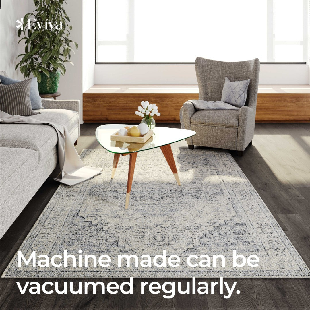 Eviva Venus 2' x 8' Geometric Gray Rug