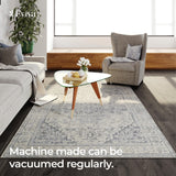 Eviva Venus 5' x 7' Geometric Gray Rug