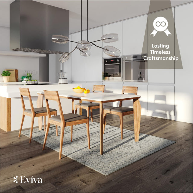 Eviva Venus 5' x 7' Geometric Gray Rug