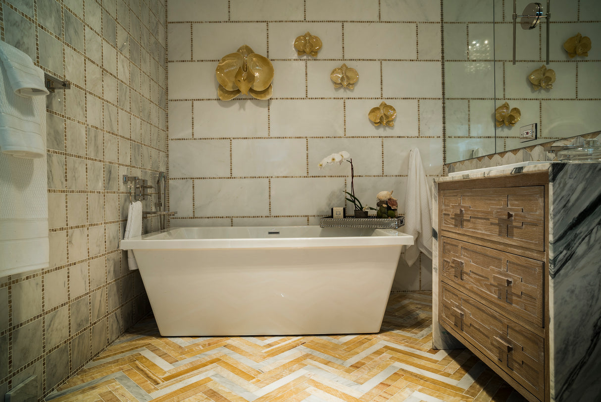 Hydro Systems LUC6636ATO-BON LUCY, FREESTANDING TUB ONLY 66X36 - -BONE