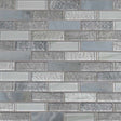 Lupano 11.63 x 11.72 glass stone blend mesh mounted mosaic tile 1 x 3 SMOT-SGLS-LUPA8MM product shot multiple tiles angle view