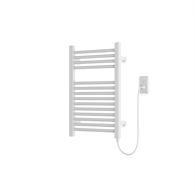 Artos Denby 27" x 18" Plug-In Heated Towel Rail in White – M06845P-WH