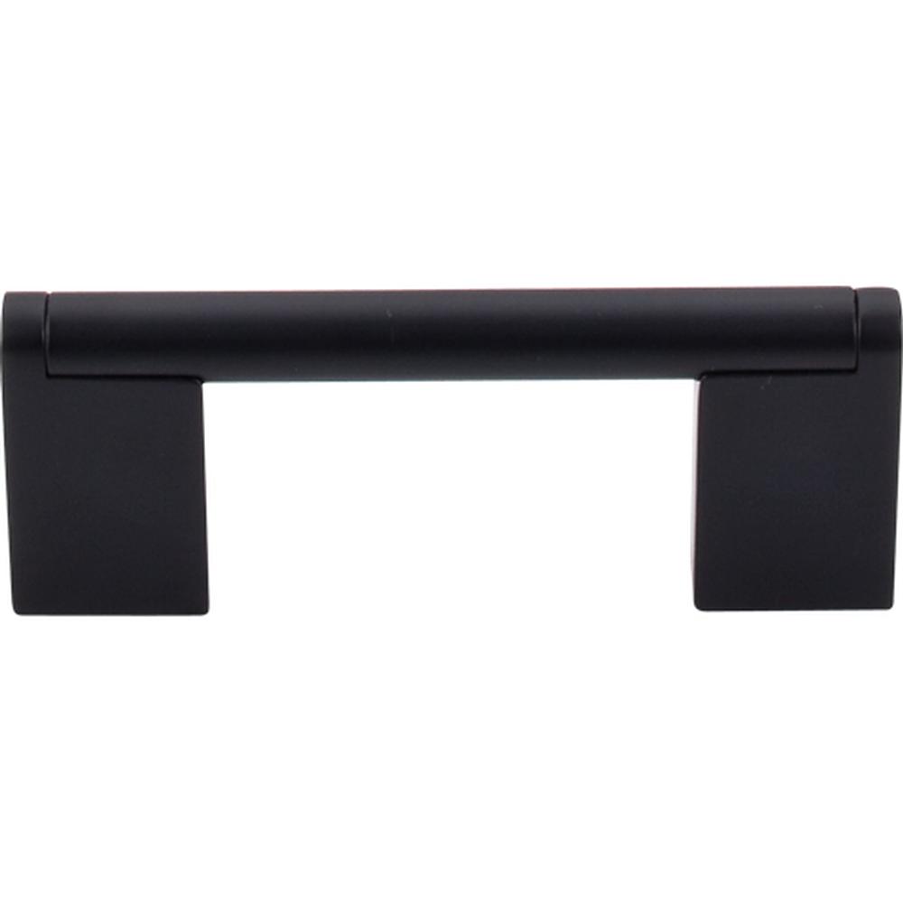 Top Knobs M1054 Princetonian Bar Pull 3" - Flat Black