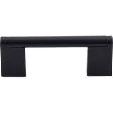 Top Knobs M1054 Princetonian Bar Pull 3" - Flat Black
