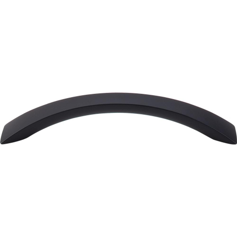 Top Knobs M1147 Crescent Flair Pull 5 1/16" - Flat Black