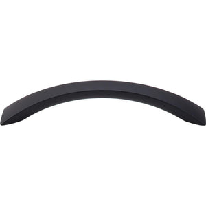 Top Knobs M1147 Crescent Flair Pull 5 1/16" - Flat Black