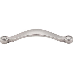 Top Knobs M1220 Saddle Pull 5 1/16" - Pewter Antique