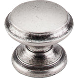 Top Knobs M1232 Flat Top Knob 1 3/8" - Pewter Antique