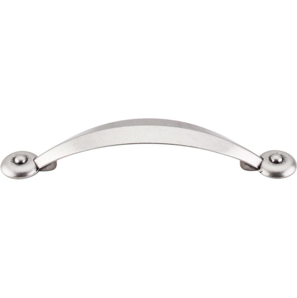Top Knobs M1238 Angle Pull 3 3/4" - Pewter Antique