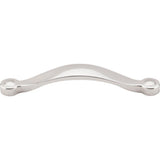 Top Knobs M1263 Saddle Pull 5 1/16" - Polished Nickel