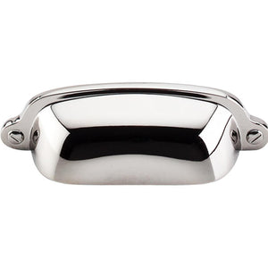 Top Knobs M1301 Cup Pull 2 9/16" - Polished Nickel