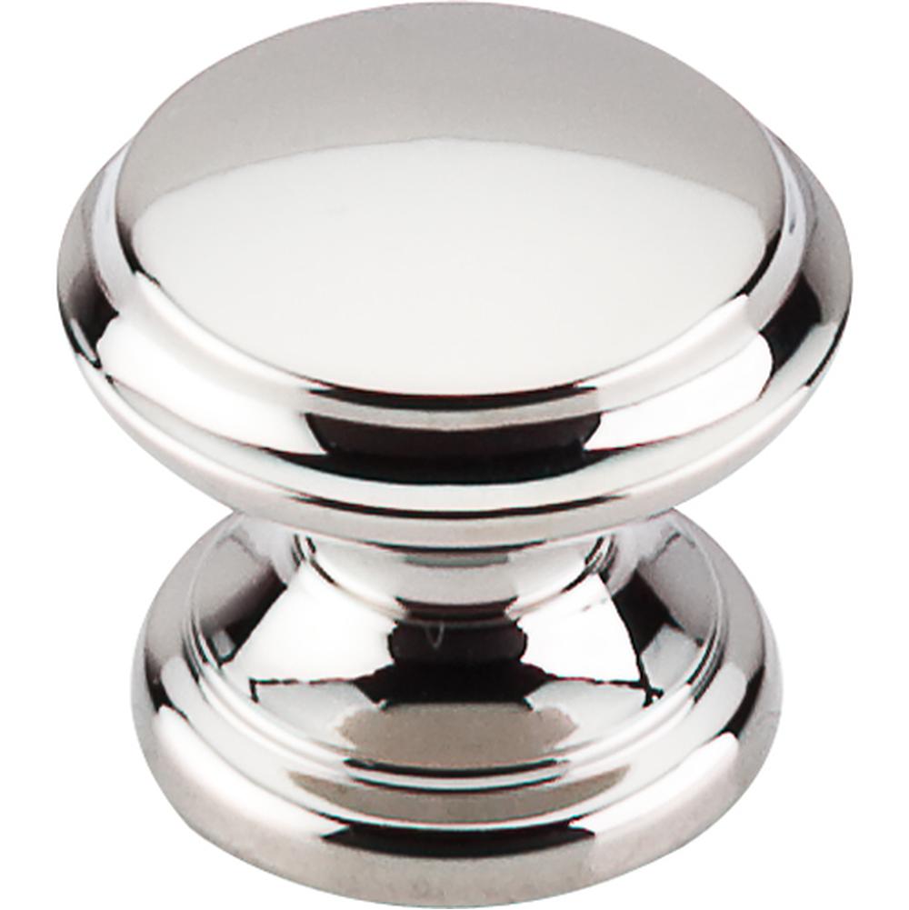 Top Knobs M1304 Flat Top Knob 1 3/8" - Polished Nickel