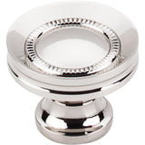 Top Knobs M1325 Button Faced Knob 1 1/4" - Polished Nickel