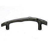 Top Knobs M1345 Aspen Twig Pull 5" - Silicon Bronze Light