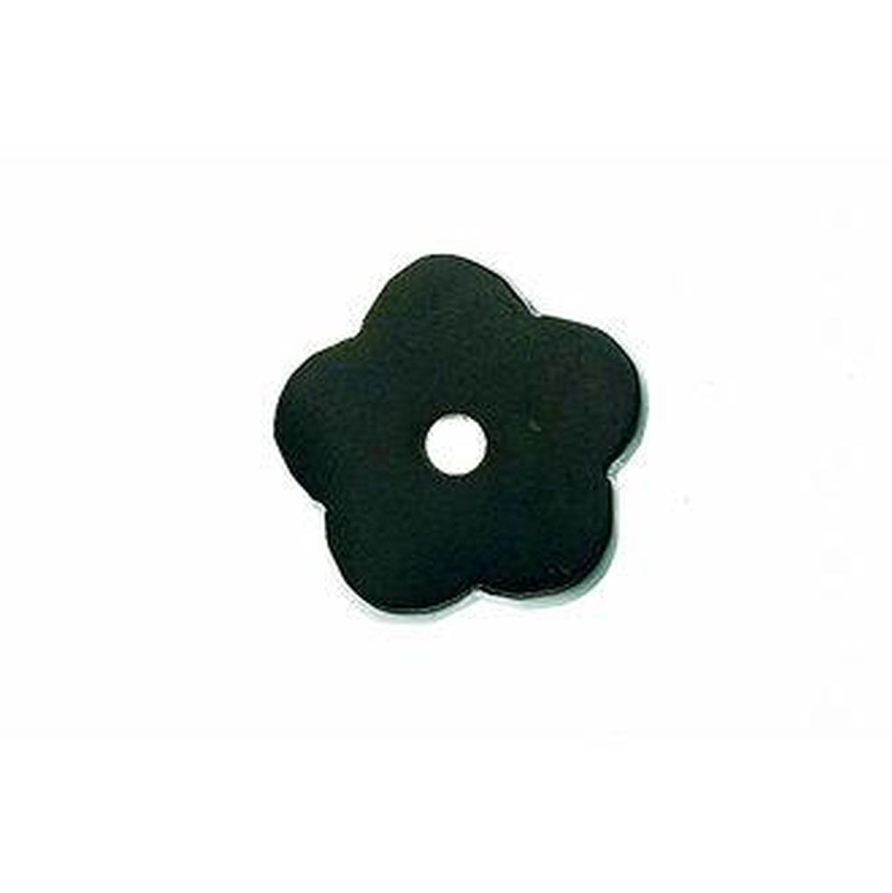 Top Knobs M1427 Aspen Flower Backplate 1" - Medium Bronze