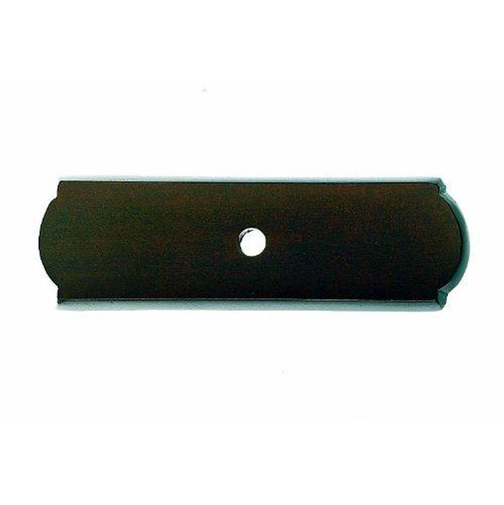 Top Knobs M1433 Aspen Rectangle Backplate 2 1/2" - Mahogany Bronze