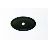 Top Knobs M1437 Aspen Oval Backplate 1 1/2" - Medium Bronze