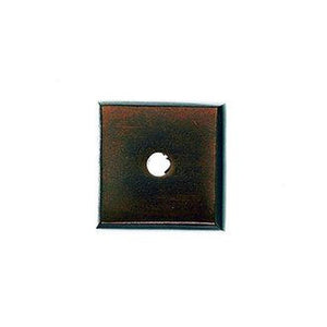 Top Knobs M1448 Aspen Square Backplate 7/8" - Mahogany Bronze