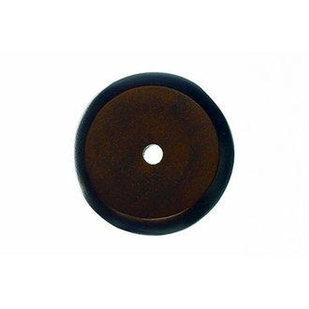 Top Knobs M1463 Aspen Round Backplate 1 1/4" - Mahogany Bronze