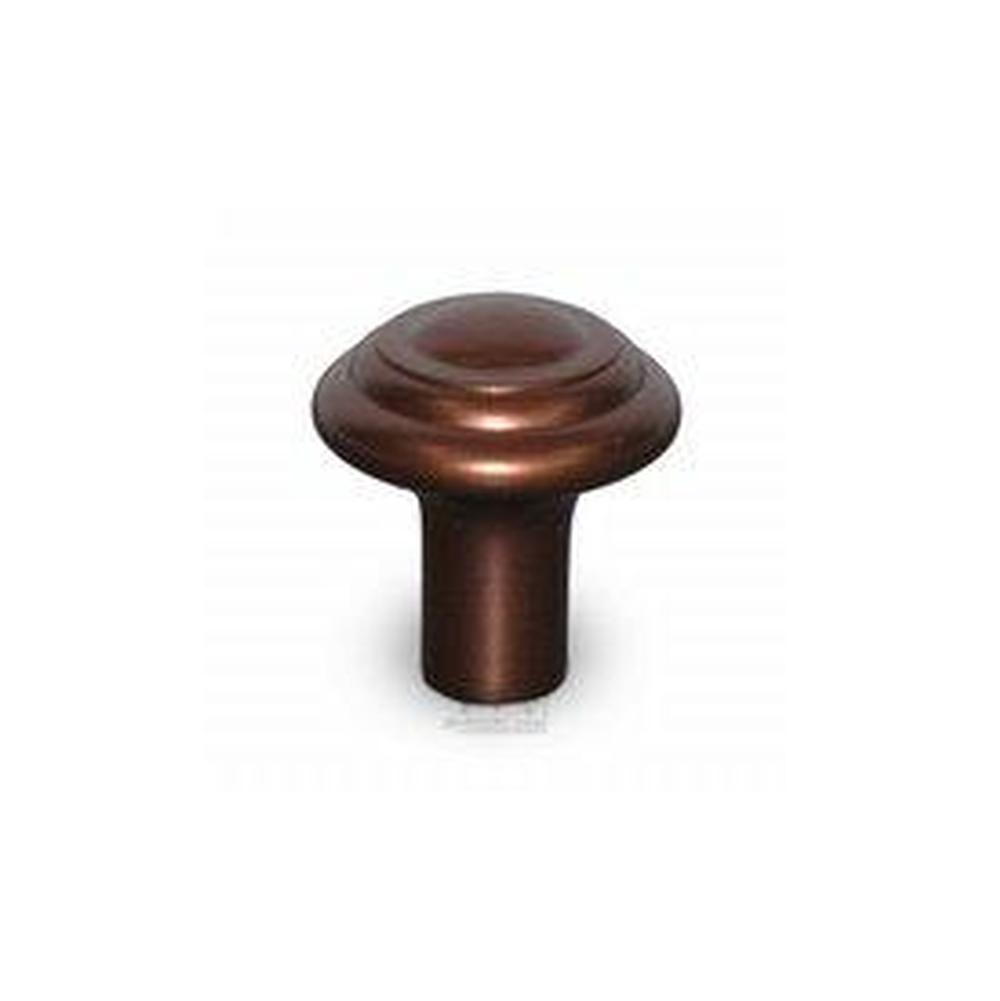 Top Knobs M1473 Aspen Button Knob 1 1/4" - Mahogany Bronze