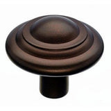 Top Knobs M1478 Aspen Button Knob 1 3/4" - Mahogany Bronze