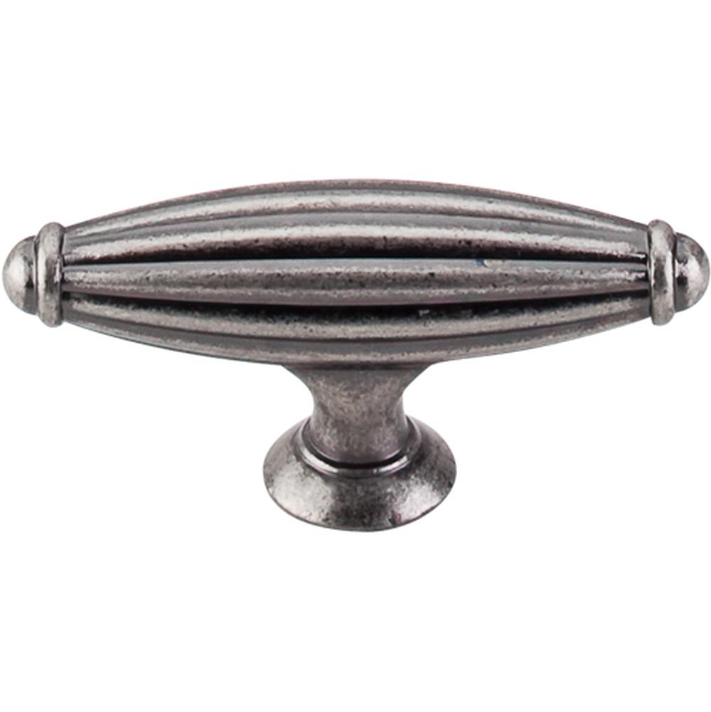 Top Knobs M148 Tuscany T-Handle Small 2 5/8" - Pewter Antique