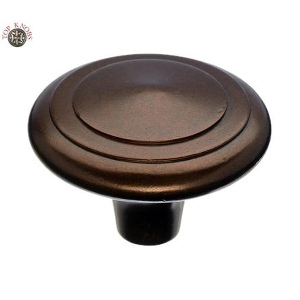 Top Knobs M1498 Aspen Peak Knob 2" - Mahogany Bronze