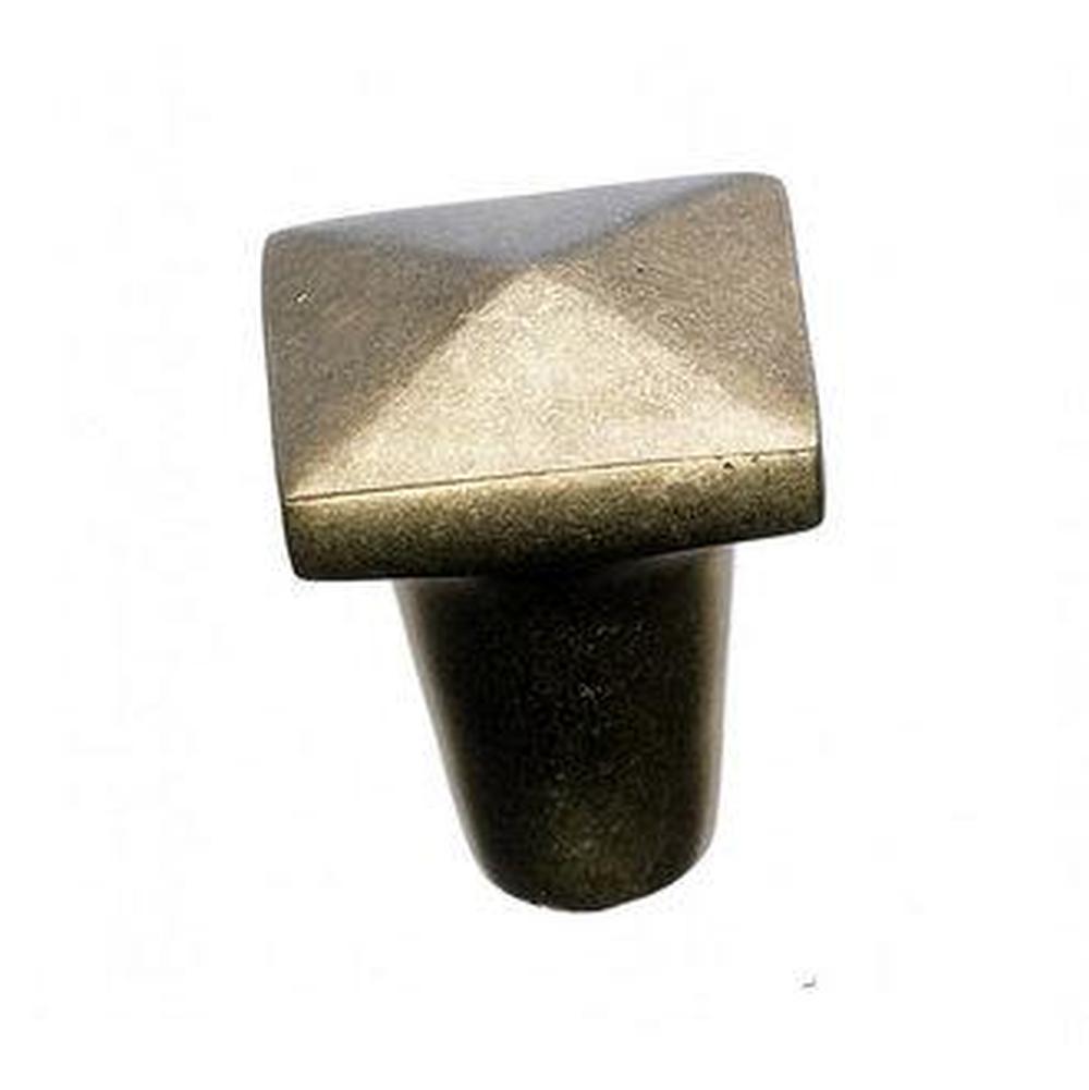 Top Knobs M1511 Aspen Square Knob 7/8" - Light Bronze